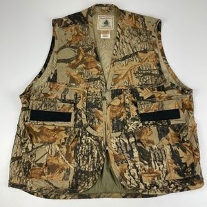 Northwest Territory Men's Size L Hunting Padded Shooting Vest Camo Game Pouch